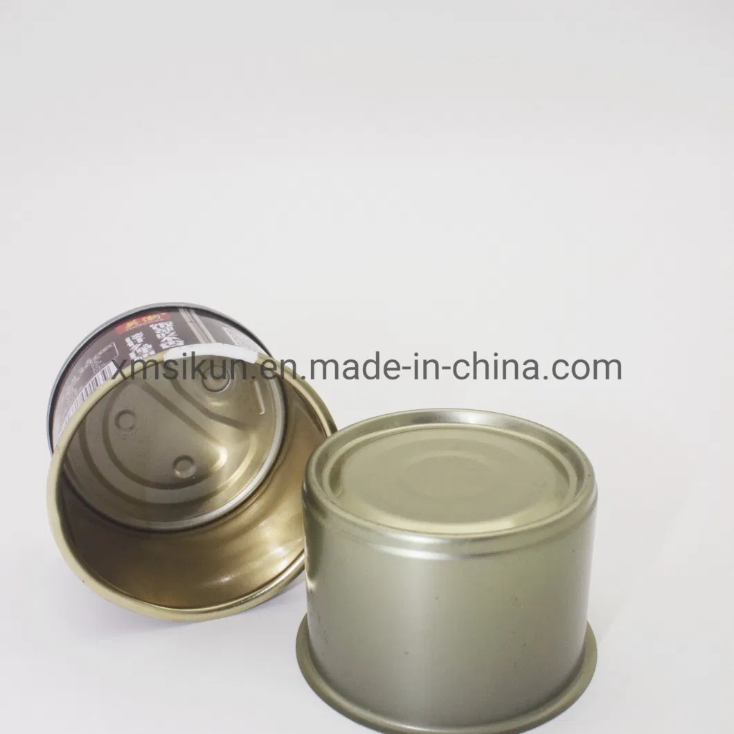 Customization Standard Printed Metal Round Empty Food Can Tin for Food Packaging