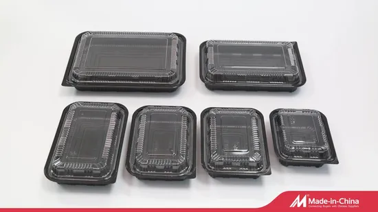350ml 電子レンジ対応食品包装プラスチック弁当ランチ