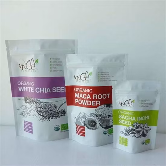 ドライフードフルーツマンゴーイチゴ包装チップオーツバッグ光沢のあるジッパーカスタム 100 グラムポーチ